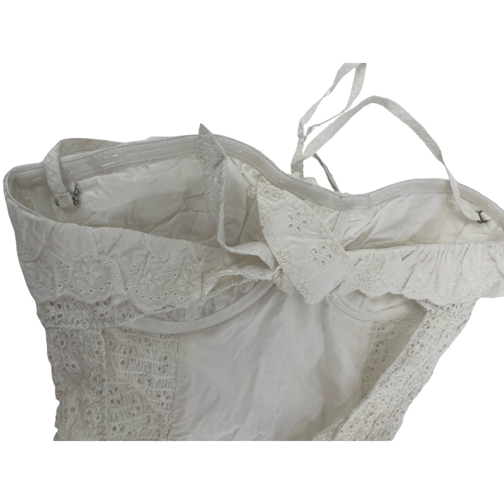 Doen White Eyelet One-Piece Swimsuit - Picture 5 of 8